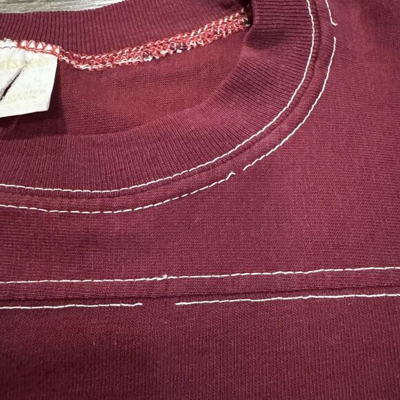 Vintage Florida State Seminoles Shirt Sz M Maroon College Football 70s 80 retro - Picture 4 of 9